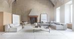 Paola Lenti All - Time grote High-end indoor loungebank bank, Hout, Waterstad 23, High-end Furniture, Hoekbank