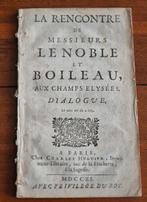 Le recontre des Messieurs Lenoble et Boileau 1740, Antiek en Kunst, Ophalen of Verzenden