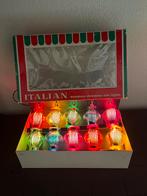 Vintage gekleurde kerstlampjes made in Italy, Ophalen of Verzenden, Zo goed als nieuw