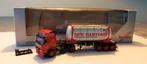 VOLVO FH 12 MET CONTAINER TANK OPLEGGER,DEN HARTOGH., Hobby en Vrije tijd, Modelauto's | 1:87, Ophalen of Verzenden, Zo goed als nieuw