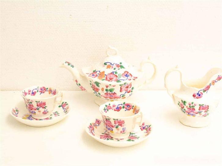 fleuron 6 delig thee servies 23756, Huis en Inrichting, Keuken | Servies, Gebruikt, Overige stijlen, Porselein, Ophalen of Verzenden