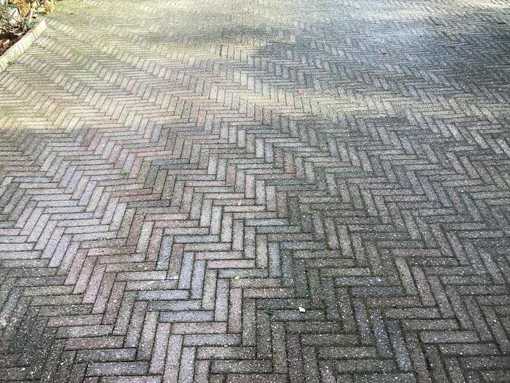 Gebruikte Straatklinkers 50m2, Tuin en Terras, Tegels en Klinkers, Gebruikt, Klinkers, Beton, 10 m² of meer, Ophalen