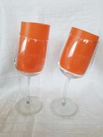 wijnglas J.P.Chenet 2 stuks nieuw kromme steel, Ophalen of Verzenden, Nieuw, Overige typen