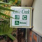 Motorcamping Little Creek reclame met verlichting., Ophalen of Verzenden