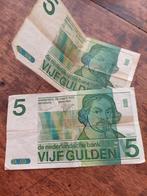5 gulden Joost van den Vondel 2x, Ophalen of Verzenden, 5 gulden