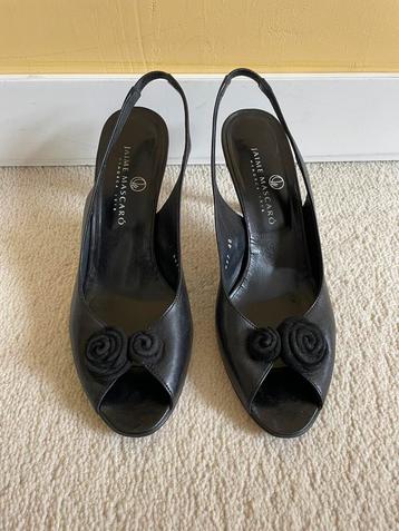 Jaime Mascaró zwarte hakken, slingbacks. Maat 40 beschikbaar voor biedingen