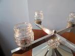 Sixties design Kandelaar WMF/Quist, verzilverd/kristal glas, Ophalen of Verzenden, Zilver