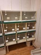 Heesakkers kooien 3x onderstel, Dieren en Toebehoren, Ophalen, Gebruikt, Kunststof, Broedkooi of Kweekkooi