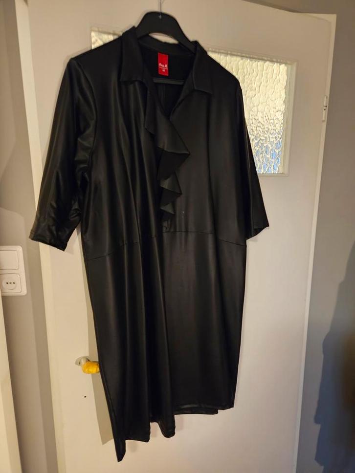 Zwarte Only M nepleren jurk/tuniek maat 50, Kleding | Dames, Grote Maten, Nieuw, Zwart, Ophalen of Verzenden