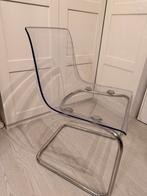 TOBIAS stoel, transparant/verchroomd, Huis en Inrichting, Stoelen, Ophalen, Gebruikt, Overige kleuren, Eén