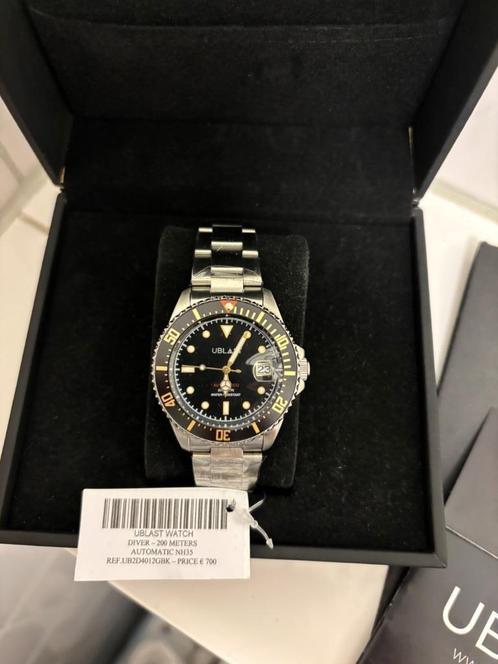 Prachtig U-blast duikhorloge , nieuw, Sieraden, Tassen en Uiterlijk, Horloges | Heren, Nieuw, Overige merken, Staal, Staal, Ophalen of Verzenden