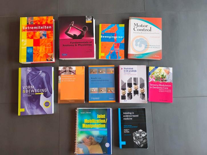 Fysiotherapie boeken, Boeken, Partijen en Verzamelingen, Zo goed als nieuw, Ophalen