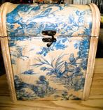 Franse antieke kist/tas, Minder dan 50 cm, Gebruikt, 50 tot 100 cm, Ophalen of Verzenden