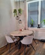 Ronde eettafel 4 persoons - Zo goed als nieuw!, Huis en Inrichting, Tafels | Eettafels, Ophalen