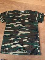 Carnaval Shirt maat XXS 164 camouflage leger, Kleding | Heren, Maat 46 (S) of kleiner, Carnaval, Zo goed als nieuw, Kleding