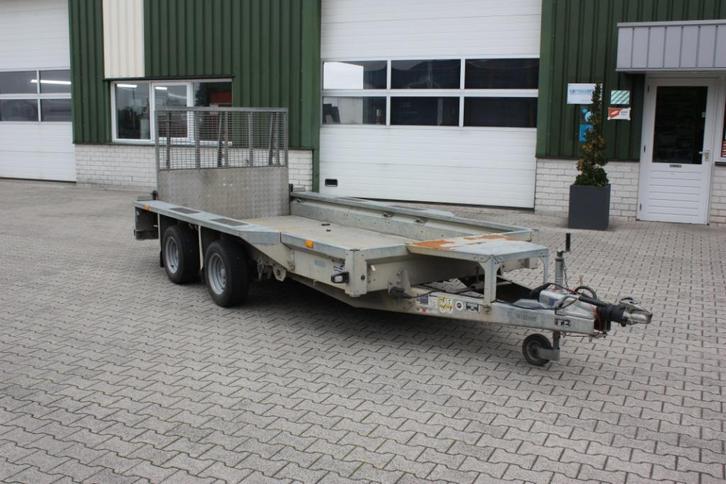 Ifor Williams GX Machinetransporter 3500 kg Paraboolvering, Auto diversen, Aanhangers en Bagagewagens, Zo goed als nieuw, Ophalen