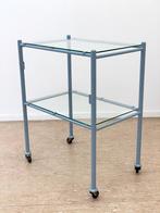 Vintage mid-century plantentafel bijzettafel industrieel, Ophalen, Gebruikt, Nvt, Nvt