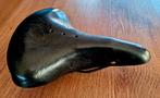 Lepper zadel voor herenfiets, zwart leder., Gebruikt, Algemeen, Lepper, Ophalen of Verzenden