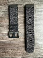 25130b Jacquard-Weave Nylon Polsband, 22mm nieuw, Sieraden, Tassen en Uiterlijk, Sporthorloges, -, Zwart, -, Nieuw