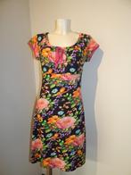 Tante Betsy prachtige jurk kleurrijke bloemen print strik L, Tante Betsy, Overige kleuren, Verzenden, Maat 42/44 (L)