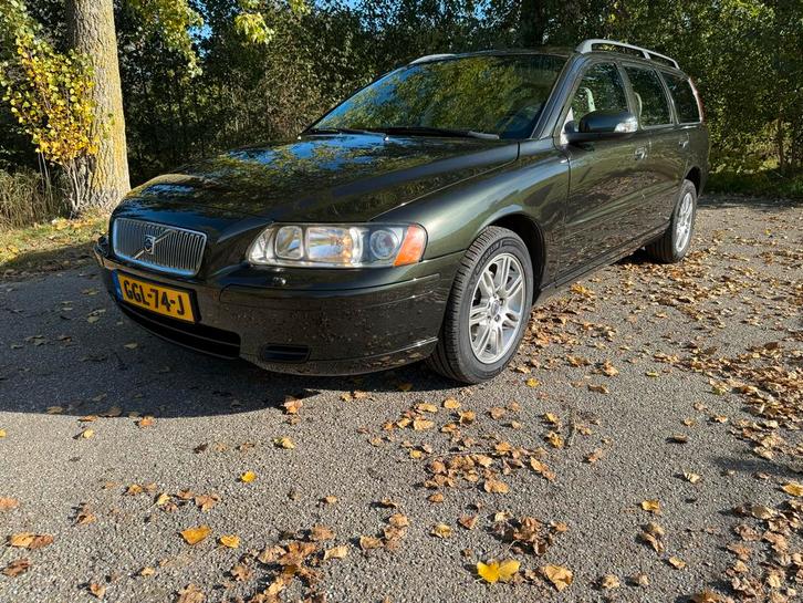 Volvo V70 2.4 140PK Classis Edition AUT 2007 Groen, Auto's, Volvo, Particulier, V70, ABS, Airbags, Airconditioning, Centrale vergrendeling