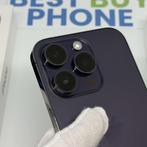 iPhone 14 Pro 128GB paars /100% batt /krasvrij glas /garanti, Apple, Paars, Zonder simlock, 128 GB