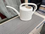 Witte gieter tuin en terras met belom merk Blokler, Ophalen of Verzenden, Zo goed als nieuw, Kunststof
