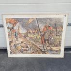 22 stuks schoolplaten!, Antiek en Kunst, Antiek | Schoolplaten, Ophalen, Aardrijkskunde