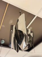 Space Age vintage chromen hanglamp, Ophalen of Verzenden, Gebruikt, Metaal, Soace Age