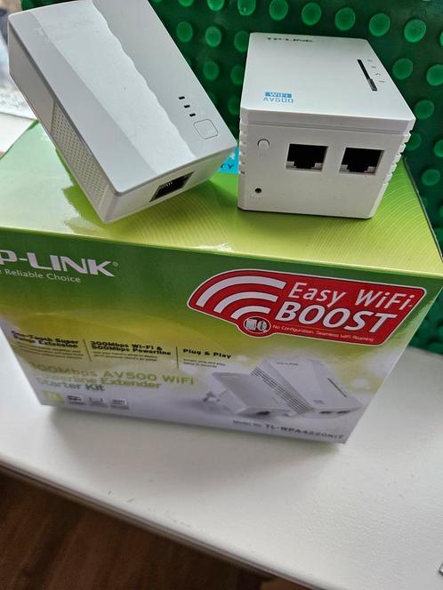 P-LINK Router WiFi versterker AV 500 TL- WPA4220KIT, Computers en Software, Powerlines, Zo goed als nieuw, Ophalen of Verzenden