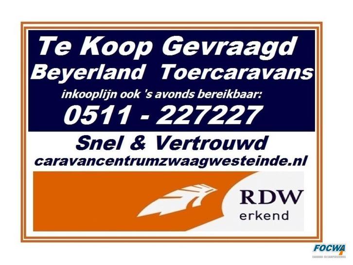 Beyerland Sprinter Lite 450 VITESSE WENGE QUARTZ, Caravans en Kamperen, Caravans, Bedrijf, Beyerland, 4 tot 5 meter