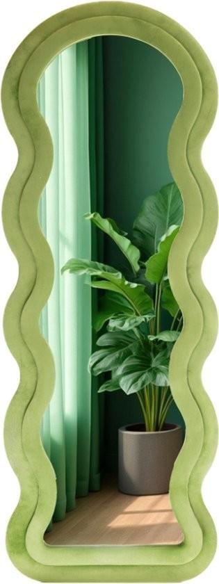 Senzahome Velvet Wave (green), Huis en Inrichting, Woonaccessoires | Spiegels, Nieuw, 50 tot 75 cm, 150 tot 200 cm, Overige vormen