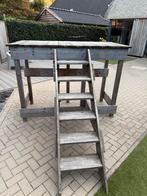 Springplateau zwembad - Hout, Tuin en Terras, Zwembad-toebehoren, Ophalen, Gebruikt