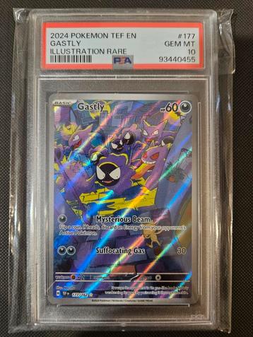 Gastly Illustration Rare 177/182 PSA 10 beschikbaar voor biedingen