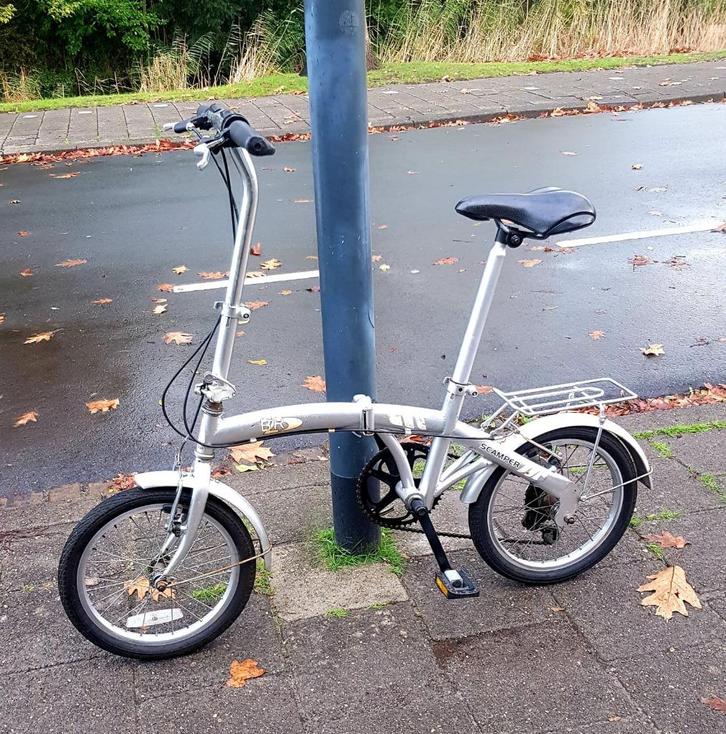 Vouwfiets B2R Scamper, Fietsen en Brommers, Fietsen | Vouwfietsen, Gebruikt, Overige merken, 18 tot 20 inch, Totaal opvouwbaar