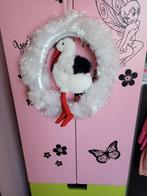 Geboorte Deurhanger met ooievaar, Kinderen en Baby's, Kraamcadeaus en Geboorteborden, Ophalen of Verzenden, Zo goed als nieuw