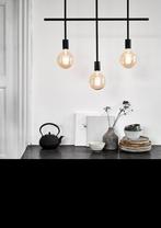 Zwarte industriële lamp - Chandelier Frandsen, Huis en Inrichting, Lampen | Hanglampen, Ophalen, Zo goed als nieuw