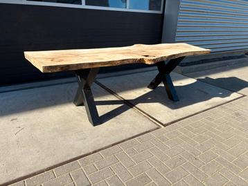 Unieke Boomstam Tafel - tafelbladen boomstamblad tafelpoten beschikbaar voor biedingen