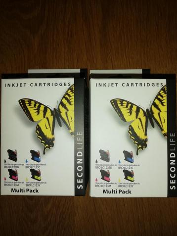 3 kleuren inktjet cartridges BRO LC123