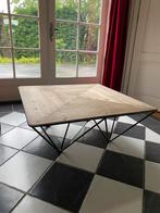 Salontafel industrieel landelijk vierkant 100cm, Ophalen, 50 tot 100 cm, Vierkant, 50 tot 100 cm