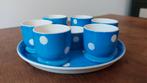 Leuk Eierstel met zoutvaatje Maastrichts Aardewerk, blauw, Ophalen of Verzenden