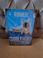 Burmese kat wandbord, Ophalen of Verzenden, Nieuw