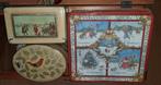 Oude kerstblikken vintage kerstblik, Ophalen of Verzenden, Gebruikt