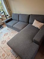 Grijze hoekbank in goede staat, Ophalen, 250 tot 300 cm, Hoekbank, 75 tot 100 cm