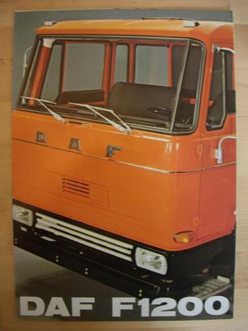 DAF F 1200 Brochure 1975 F1200 beschikbaar voor biedingen