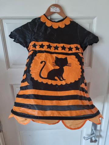 Halloween heksenjurk met hoed trick or treat 104-116 beschikbaar voor biedingen