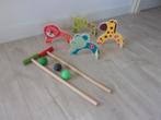 Houten CROCKETSPEL, Een of twee spelers, Ophalen of Verzenden, Zo goed als nieuw