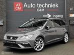 Seat Leon ST 1.4 TSI FR 150PK/DSG/PANO/DCC/NAV/CRUIS/CARPLAY, Auto's, Zwart, 4 cilinders, 150 pk, Leon