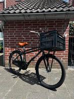 Spirit Cargo transportfiets, Mat Zwart, 22 inch, met mand, Ophalen, Zo goed als nieuw, 22 inch