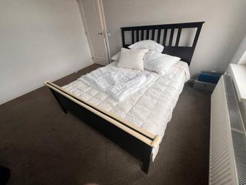 IKEA HEMNES Bedframe + Lattenbodem (Zwart/Bruin) - afbeelding 2